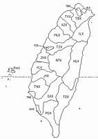 Image result for Taiwan County Map