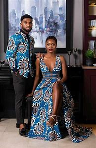 Image result for African Couple Dresses