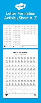 Image result for Letter Formation Practice Sheets