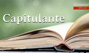 Image result for capitulante