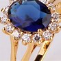 Image result for Women Blue Stone Wedding Ring