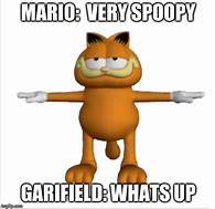 Image result for Garfield T-Pose Meme