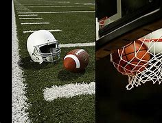 Image result for Image of Football and Basketball