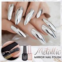 Image result for Metallic Chrome Mirror Nail Polish