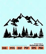 Image result for Mountain Trees SVG