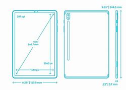 Image result for Samsung Tablet Screen Size