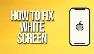 Image result for iPhone with White Screen Black Background