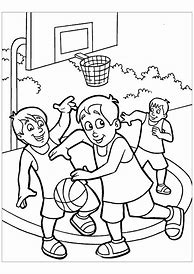 Image result for Kids Coloring Pages Basketball