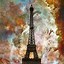 Image result for Colorful Eiffel Tower Art