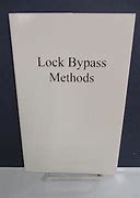 Image result for Lock Bypass Methods Hans Conkel