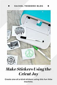 Image result for How to Make Stickers with Cricut Joy