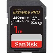 Image result for SDXC Memory Card 1TB