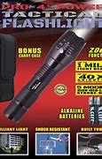Image result for Pro 4 Tactical Flashlight