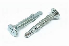 Image result for M6 Self Drill Countersunk Screw