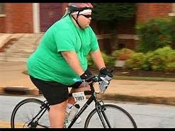 Image result for Fat Man On Bicycle