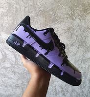 Image result for Nike Air Black and Purple Bold Letters
