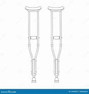 Image result for Crutches Drawing