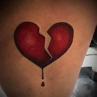 Image result for HeartBroken Tattoos