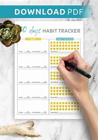 Image result for 30-Day Habit Chart