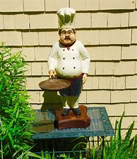 Image result for Standing Chef Statue
