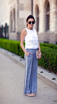 Image result for Tops That Go with Palazzo Pants