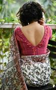 Image result for Back Button Blouse Designs
