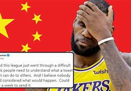 Image result for LeBron James China Tweet