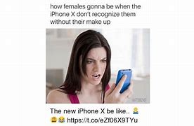 Image result for iPhone X Meme Makeup