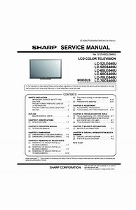 Image result for Sharp TV LC C5277un Service Menu