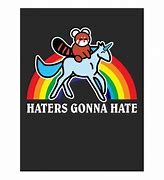 Image result for Haters Gonna Hate Panda Meme