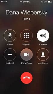 Image result for iPhone 8 Call Screen