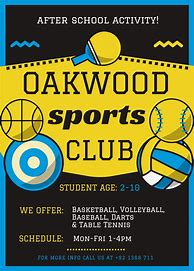 Image result for Sports Club Poster