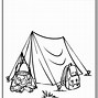 Image result for Free Camping Coloring Pages