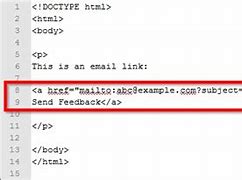 Image result for HTML Email Link