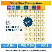 Image result for Us Shoe Size Measurements