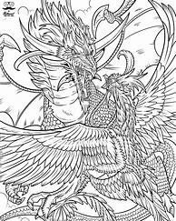Image result for Mystical Dragon Coloring Pages