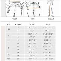 Image result for Express Jeans Size Chart