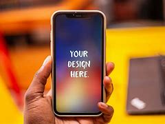 Image result for iPhone in Hand Mock Up Photo
