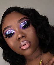 Image result for Black and Purple Makeup