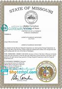 Image result for Missouri Seal Sample Marriage Certificate