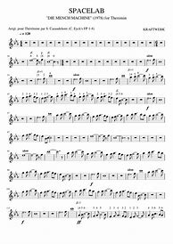 Image result for Theremin Sheet Music