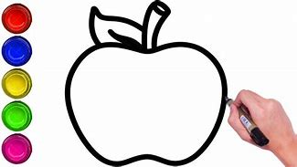 Image result for How to Draw a Purple Apple