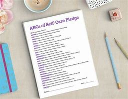 Image result for ABC of Self Care Sample