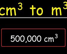 Image result for Cubic Meter to Cm