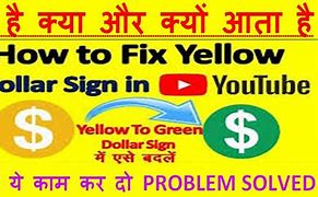 Image result for YouTube Yellow Monetization Sign