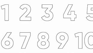 Image result for 4 Inch Numbers to Print