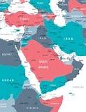 Image result for Show Me a Map of Middle East