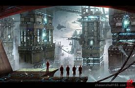 Image result for Industrial Planet Concept Art