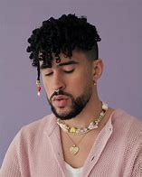 Image result for Bad Bunny with Afro
