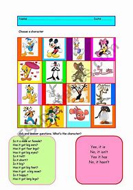 Image result for Who Is Who Worksheet